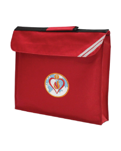 Red Expandable Book Bag