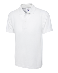 Plain White PE Polo Shirt