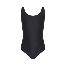 Plain Black Girls Swimming Costume